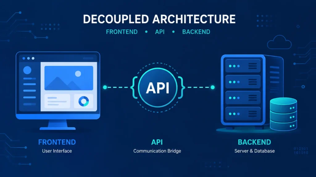 Headless commerce architecture for online stores