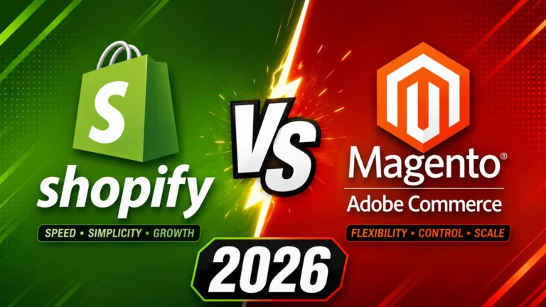 Magento vs Shopify 2026 featured image