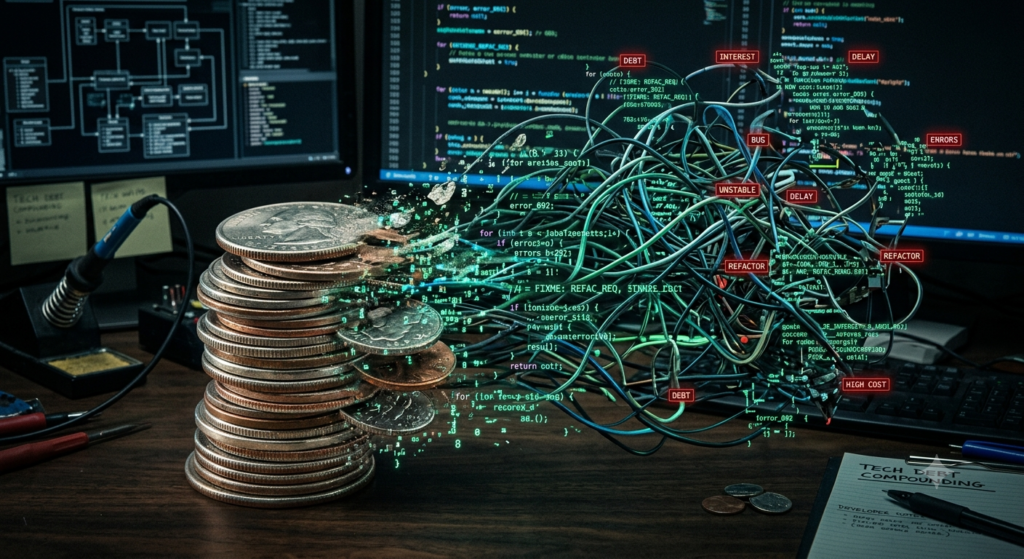 compounding cost of technical debt in eCommerce platforms