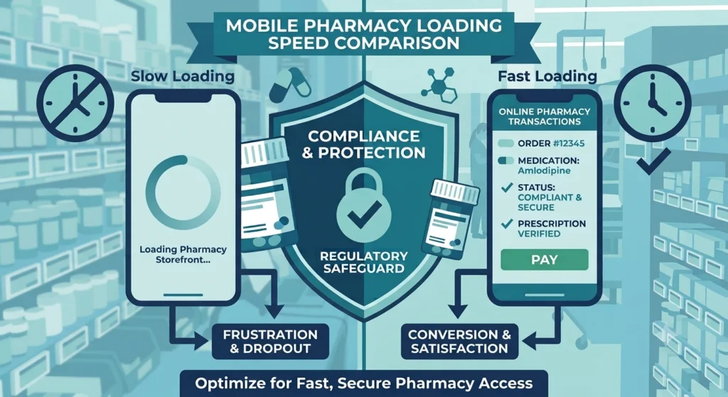 Adobe Commerce for Pharmacy eCommerce speed and performance comparison