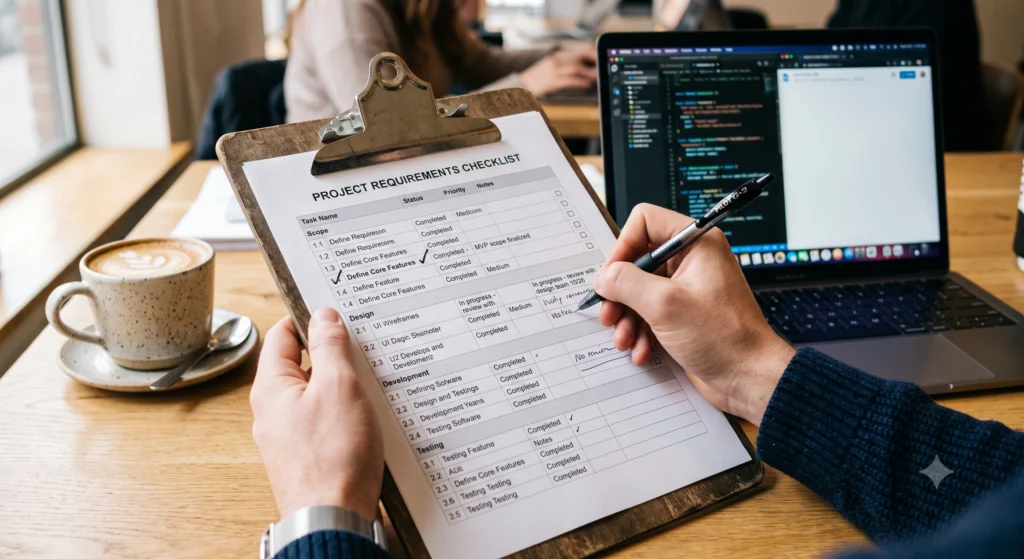 discovery checklist used to scope a new ecommerce project