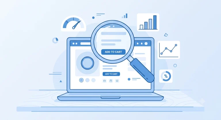 ecommerce performance audit overview illustration