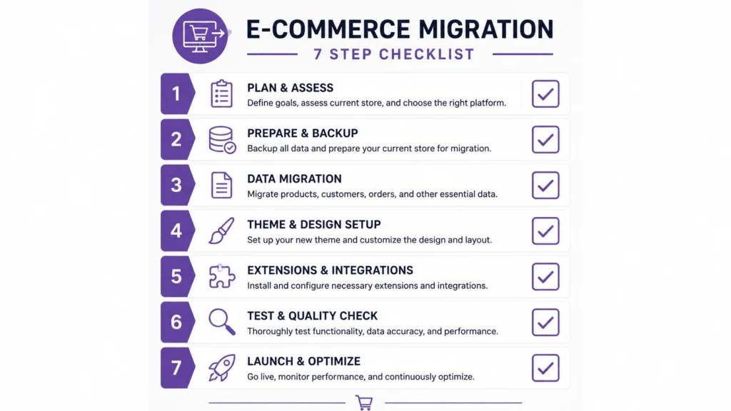Migration checklist for stores affected by Magento 1 end of life