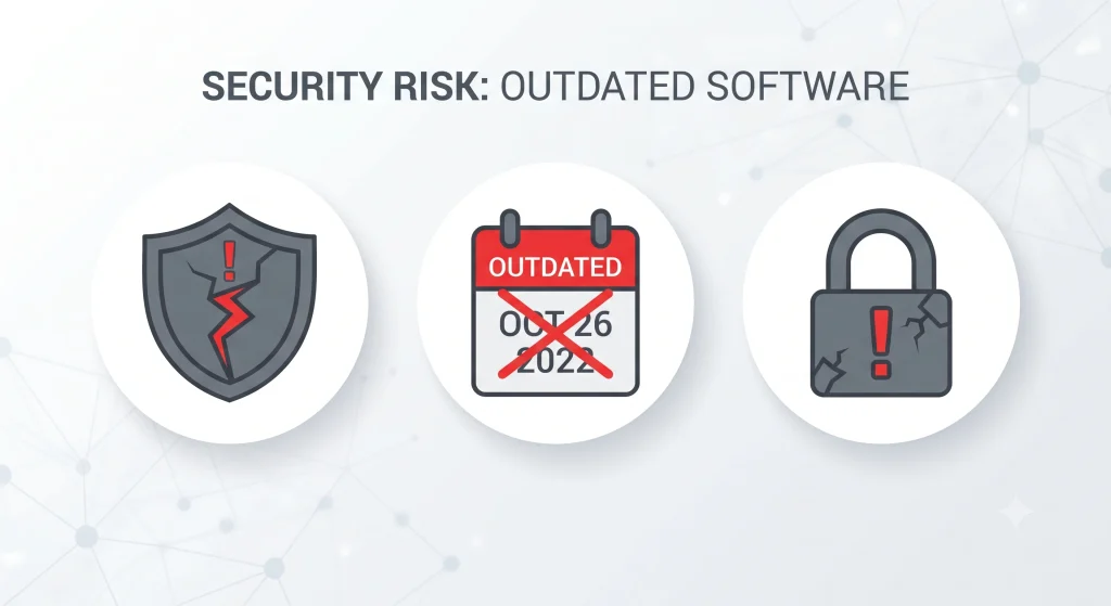 Security risk signs requiring a Magento 2 upgrade