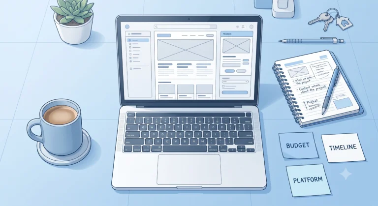 team documents used to scope a new ecommerce project