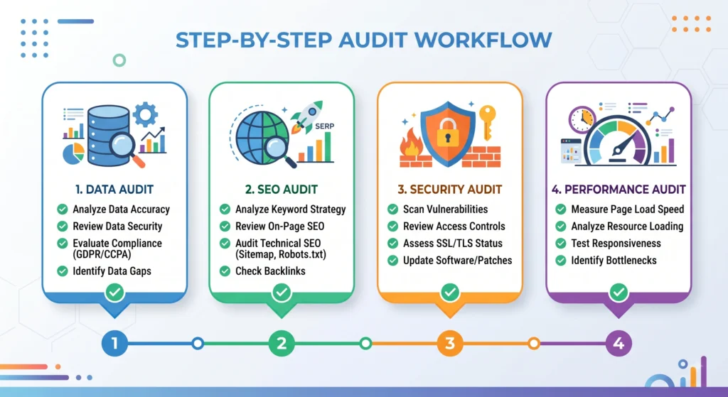 technical audit before migration checklist overview