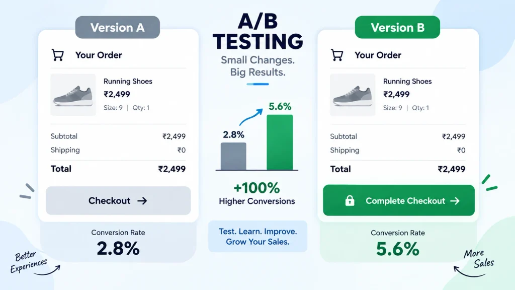 A/B Testing Example for Improving Conversion Rate