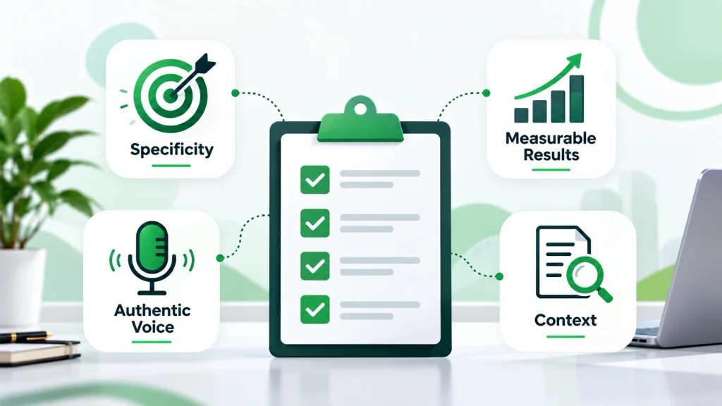 key elements of a client testimonial checklist