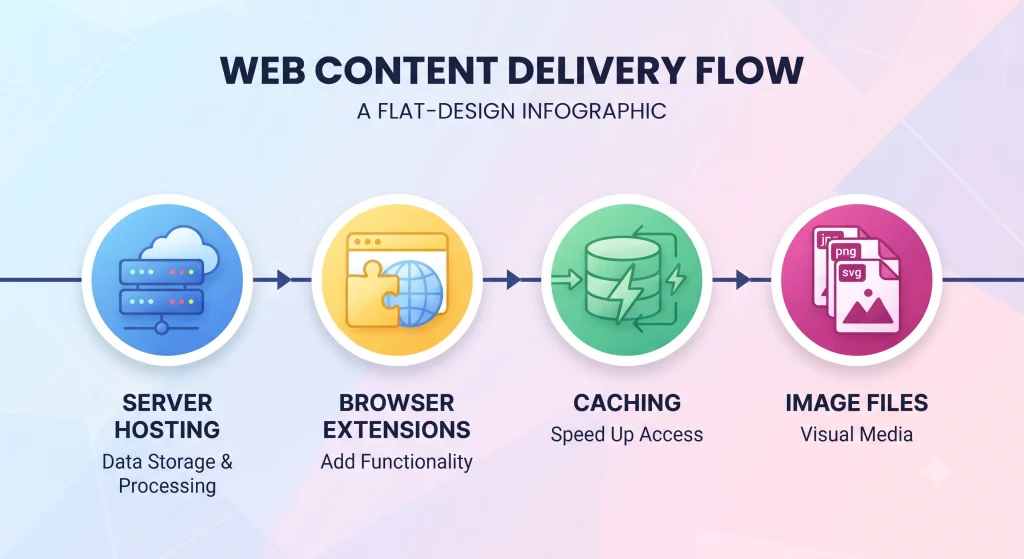 Diagram of factors affecting Magento 2 speed