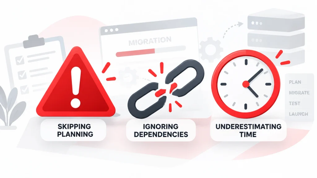 Common mistakes to avoid during the upgrade