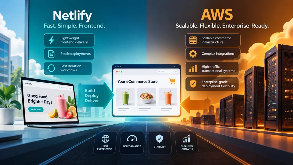 Tropical Smoothie Cafe migration across Netlify and AWS for eCommerce infrastructure