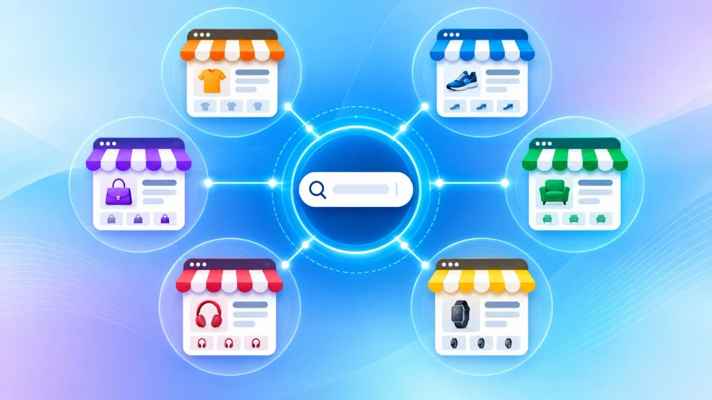 Ecommerce platforms including Magento, Shopify, WooCommerce, and BigCommerce