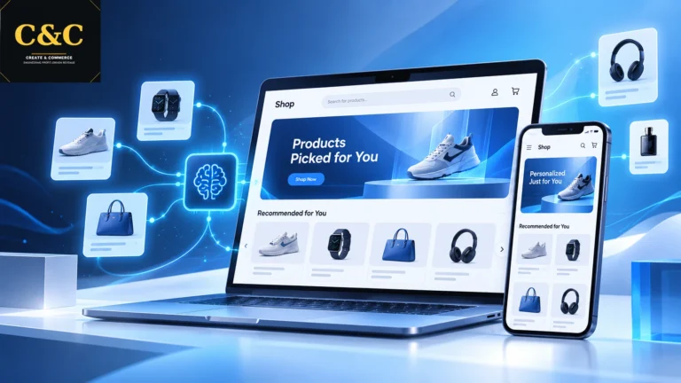 AI product recommendations improving the customer experience on an ecommerce storefront