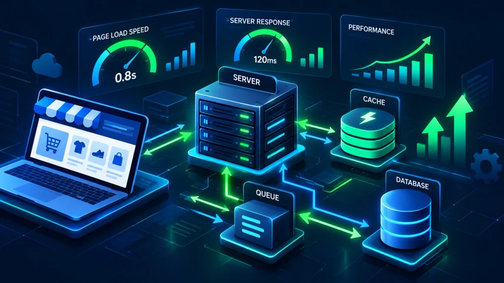 Backend performance optimization for online stores