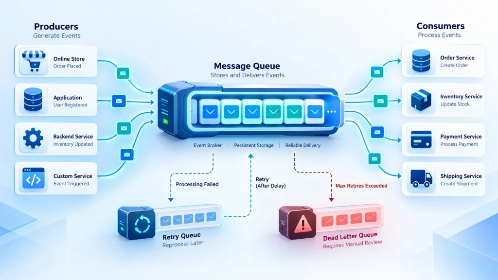 Event-driven data synchronization in ecommerce backend development