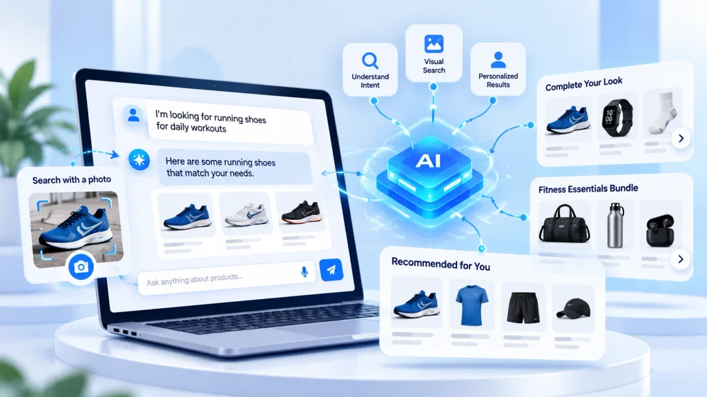 Conversational multimodal and personalized ecommerce shopping experience