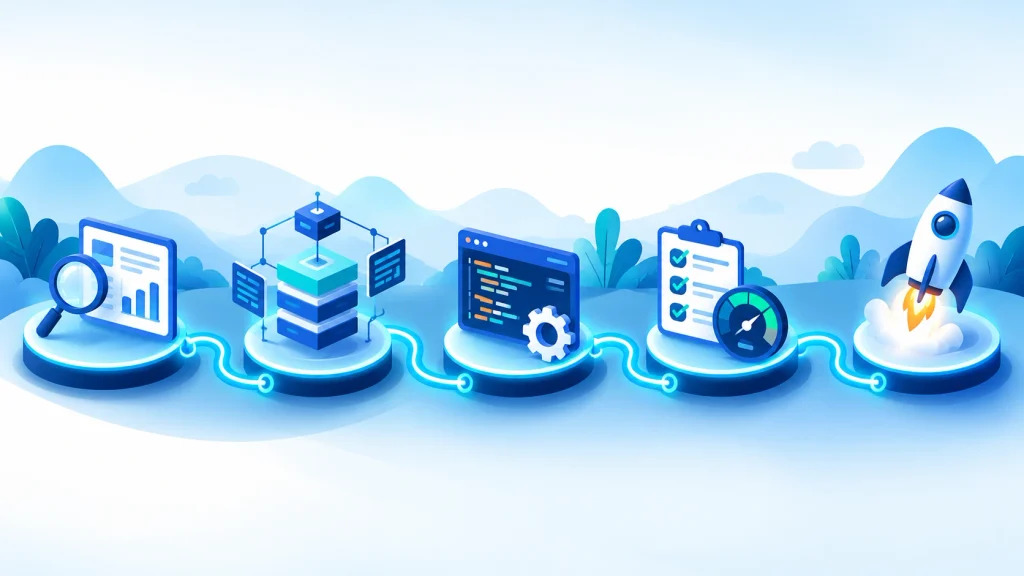 E-commerce services delivery process from audit to launch