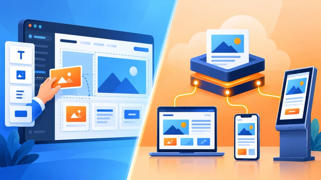 Content editing workflow in headless commerce vs traditional commerce stores