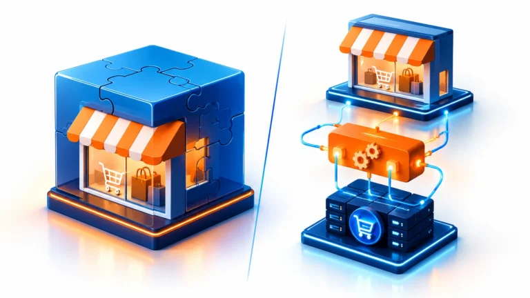 Headless commerce vs traditional commerce architecture comparison