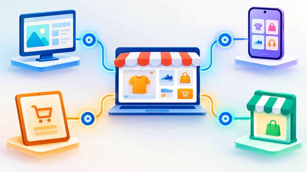 Shopify, Adobe Commerce, WooCommerce, and BigCommerce headless commerce vs traditional commerce options