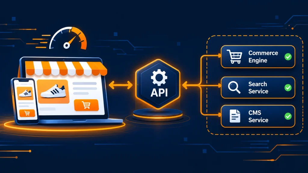 Headless ecommerce development architecture prepared for Black Friday